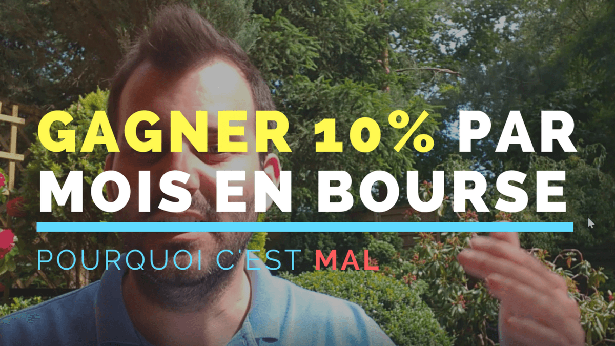 Investir en bourse: Comment vraiment gagner 10% en bourse par mois