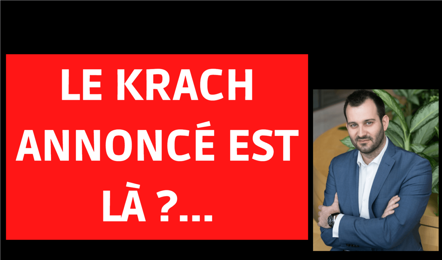 Le krach boursier annoncé par tous les experts débute