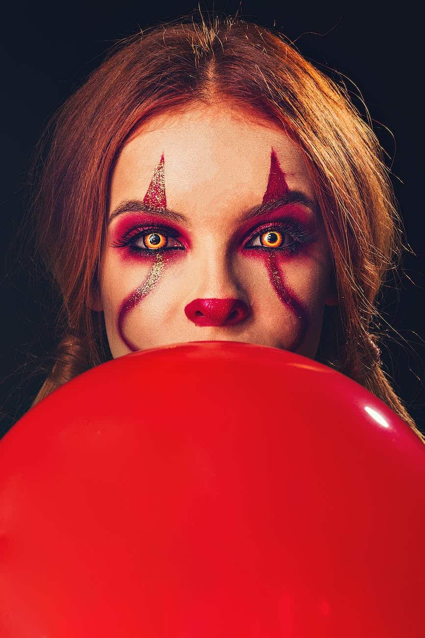 woman with face paint