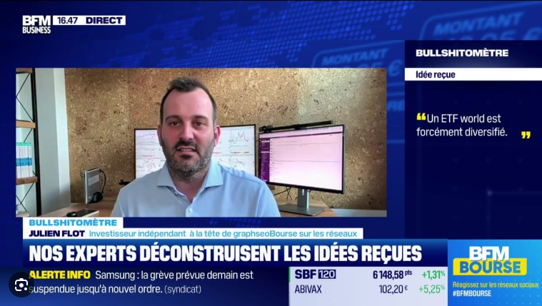 Julien Flot en direct sur BFM Bourse